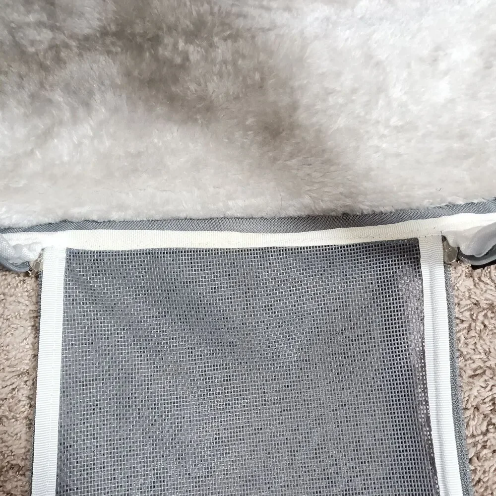 Mr Peanuts Aspen Backpack Pet Carrier Platinum Grey Airline Approved Ventilated